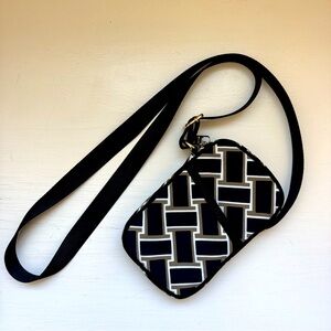 DVF x Target Collab Crossbody Bag Cellphone Holder - Vintage Weave Pattern